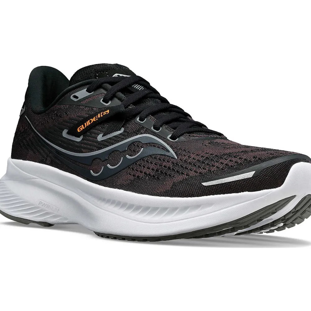 Saucony Heren Guide 16 Black / White|Heren Stabiliteit