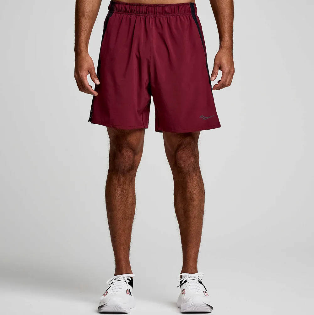 Saucony Heren Outpace 7" Short Sundown|Heren Tights And Shorts