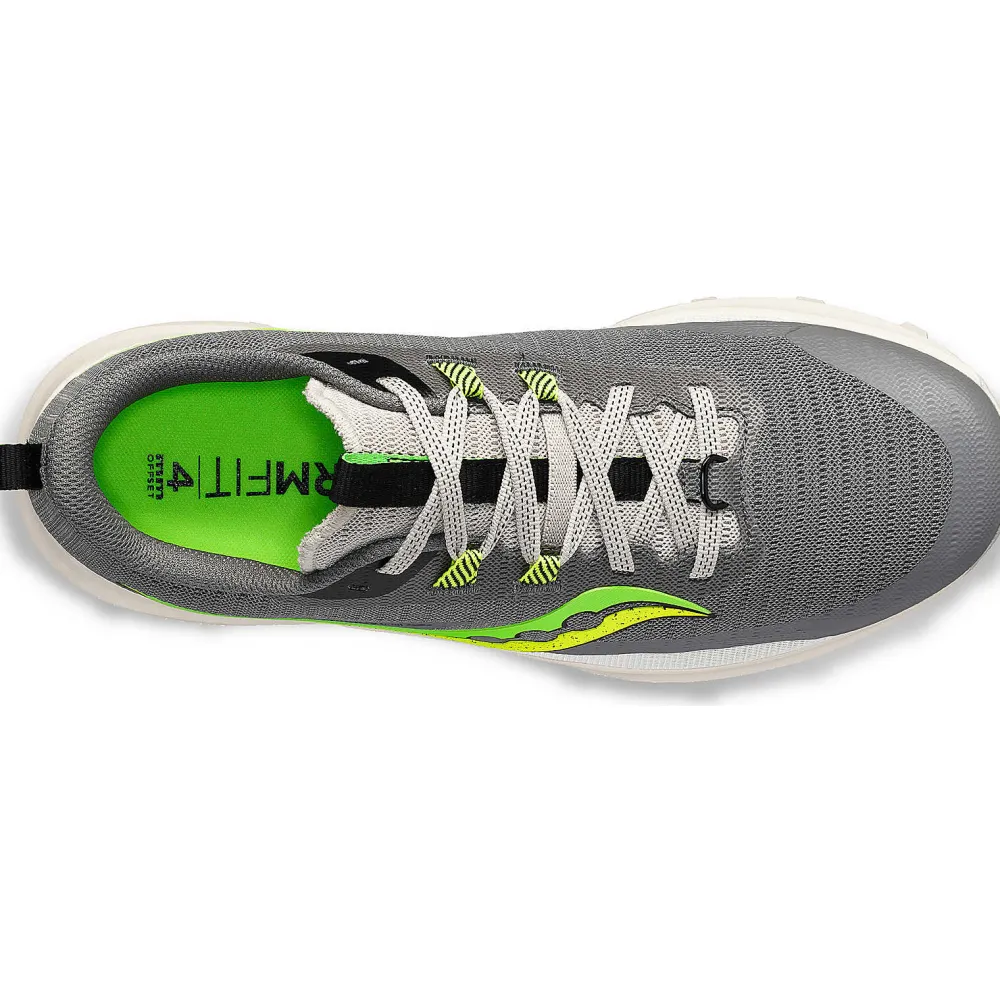 Saucony Heren Peregrine 13 Gravel / Slime|Heren Trail Running