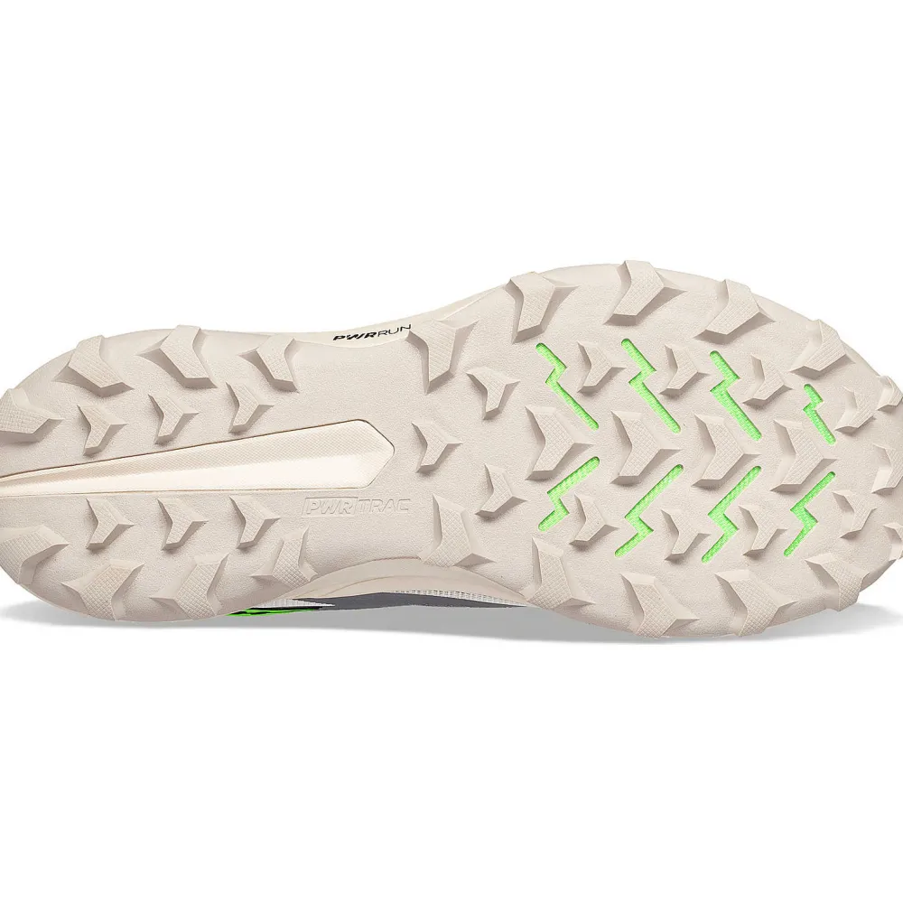 Saucony Heren Peregrine 13 Gravel / Slime|Heren Trail Running