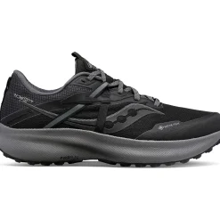 Saucony Heren Ride 15 Tr Gtx Black / Charcoal|Heren Trail Running