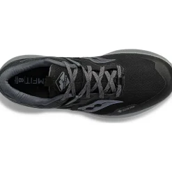 Saucony Heren Ride 15 Tr Gtx Black / Charcoal|Heren Trail Running