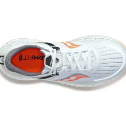 Saucony Heren Tempus White / Viziorange|Heren Stabiliteit