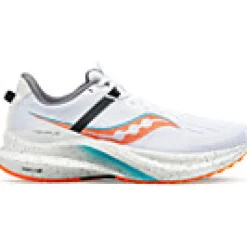 Saucony Heren Tempus White / Viziorange|Heren Stabiliteit