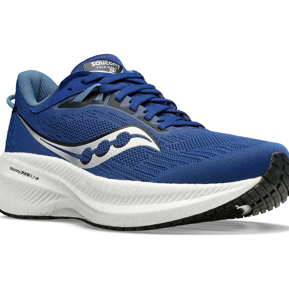 Saucony Heren Triumph 21 Indigo / Black|Heren Neutraal