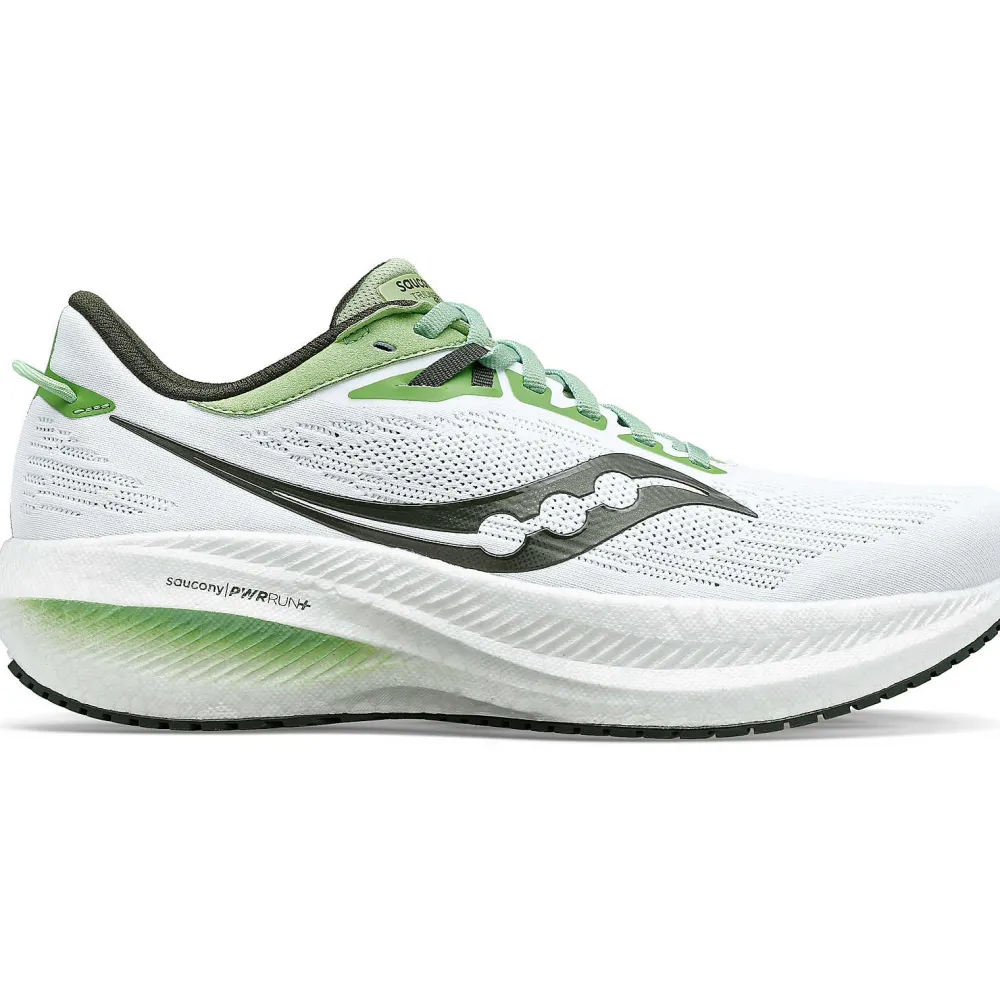 Saucony Heren Triumph 21 White / Umbra|Heren Neutraal
