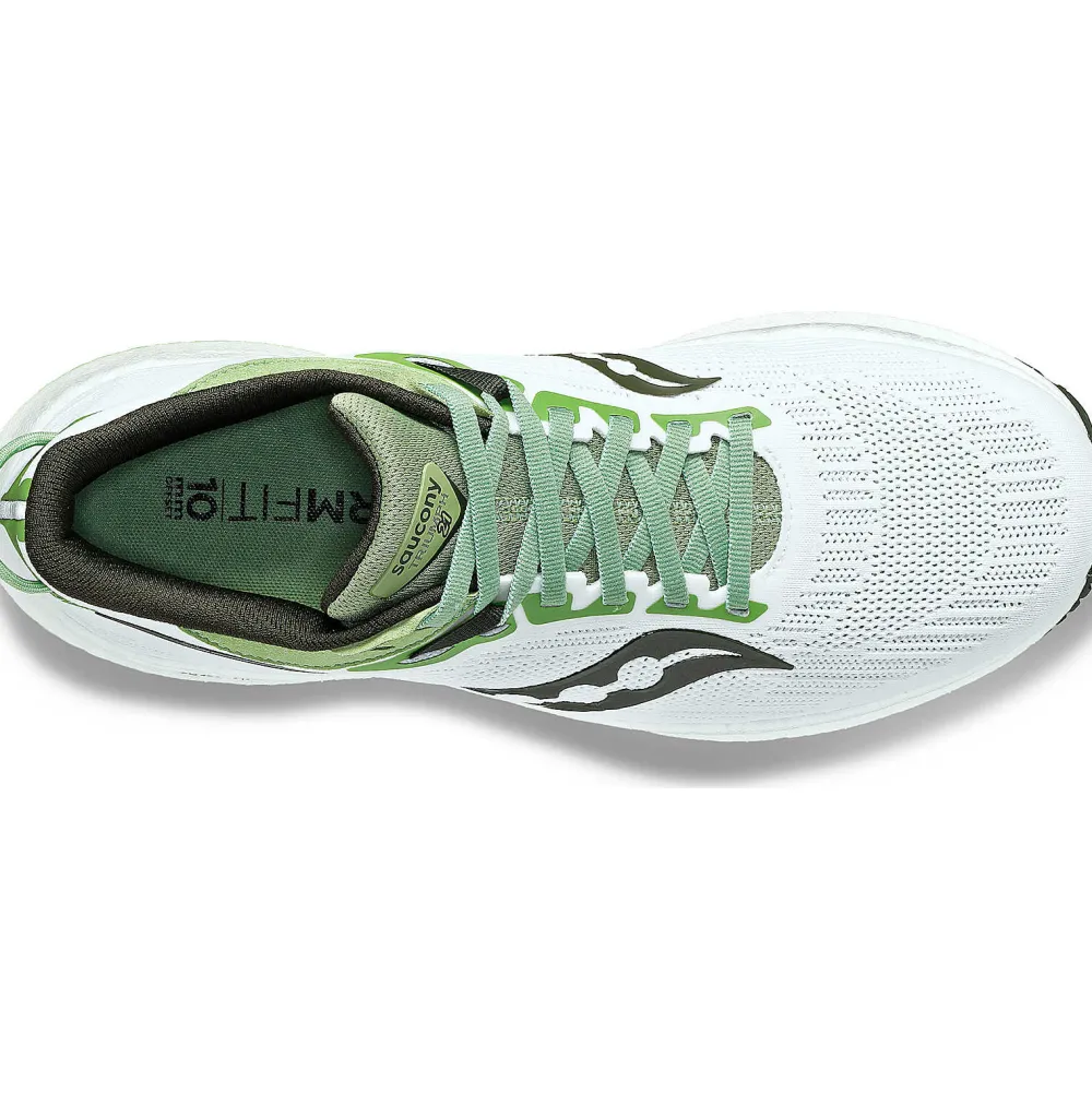 Saucony Heren Triumph 21 White / Umbra|Heren Neutraal