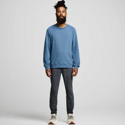 Saucony Heren Triumph Crew Murk|Heren Tops