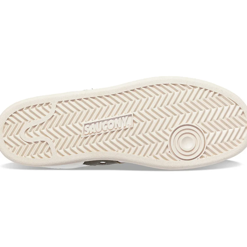 Saucony Jazz Court Premium White / White / Green|Heren Jazz