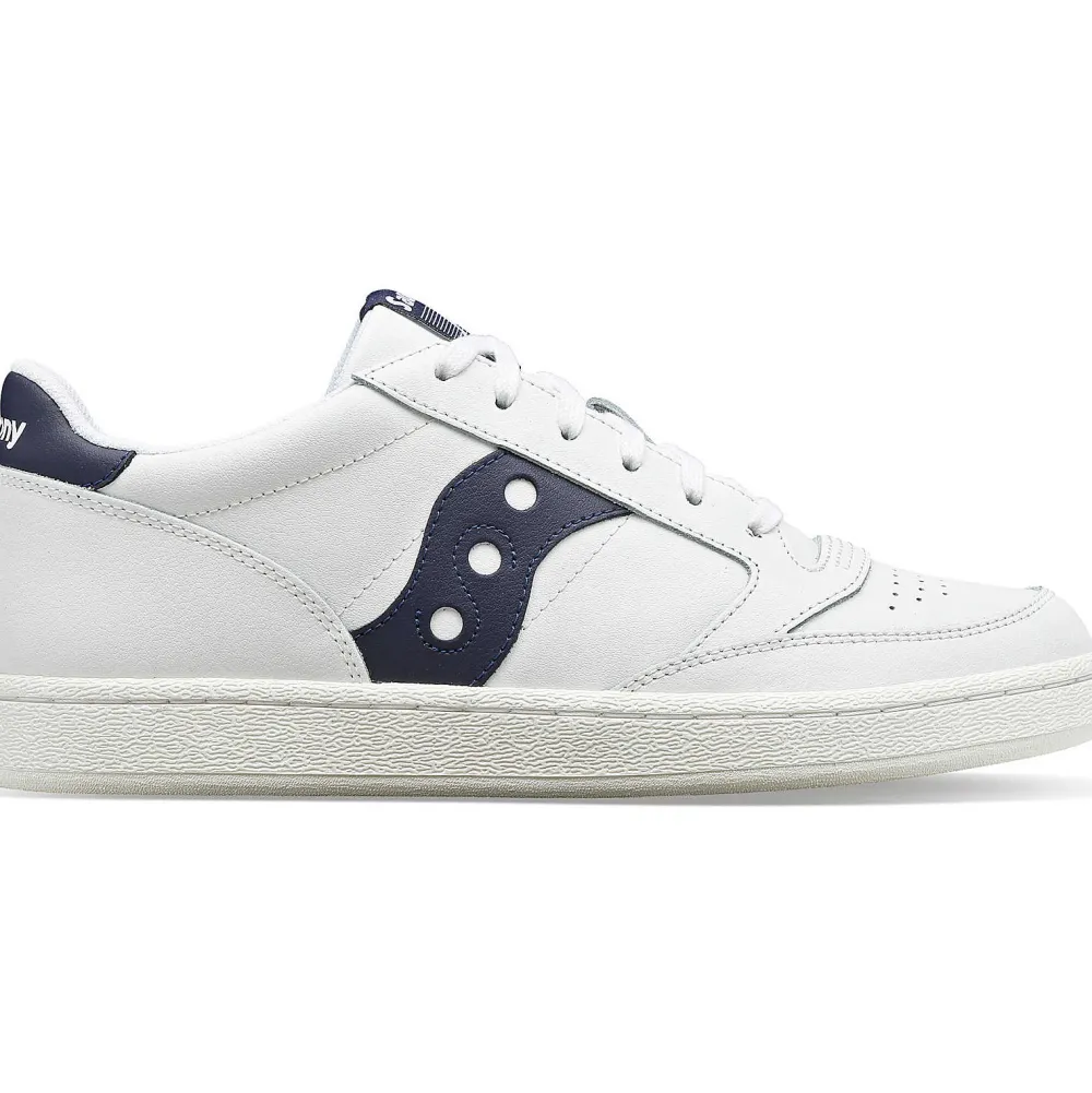 Saucony Jazz Court Pu White / Navy|Heren Jazz