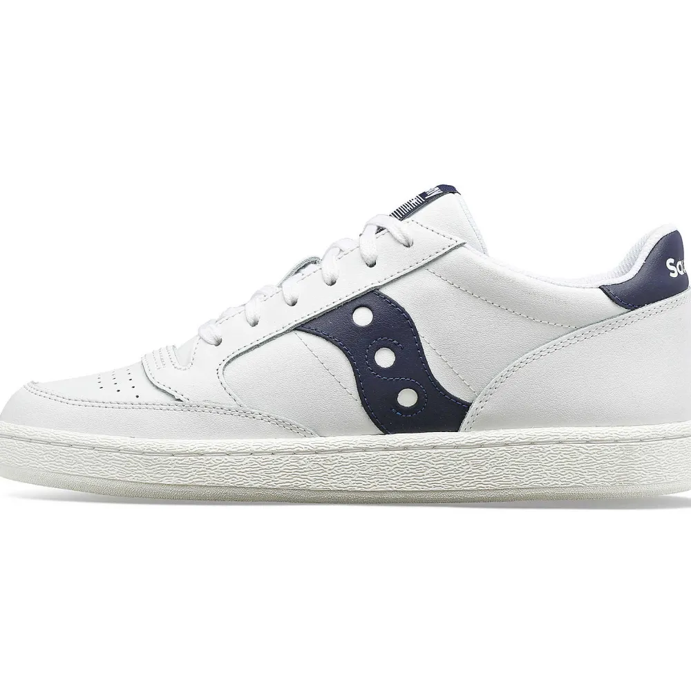 Saucony Jazz Court Pu White / Navy|Heren Jazz