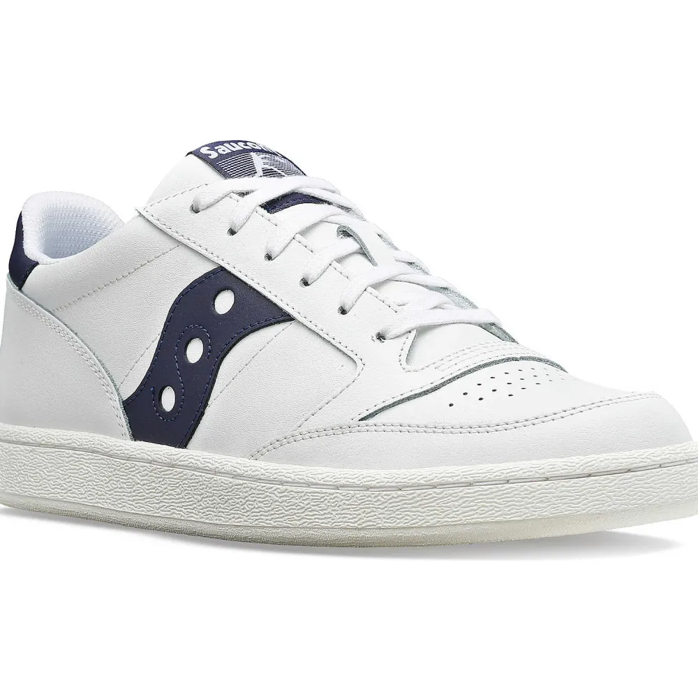 Saucony Jazz Court Pu White / Navy|Heren Jazz