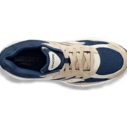 Saucony Progrid Omni 9 Premium Beige / Blue|Heren Grid