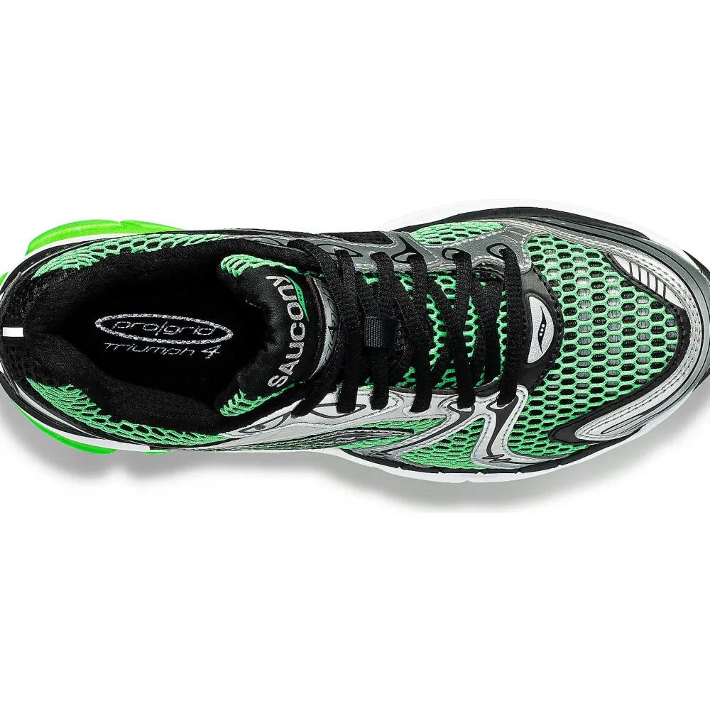Saucony Progrid Triumph 4 Green / Silver|Heren Grid