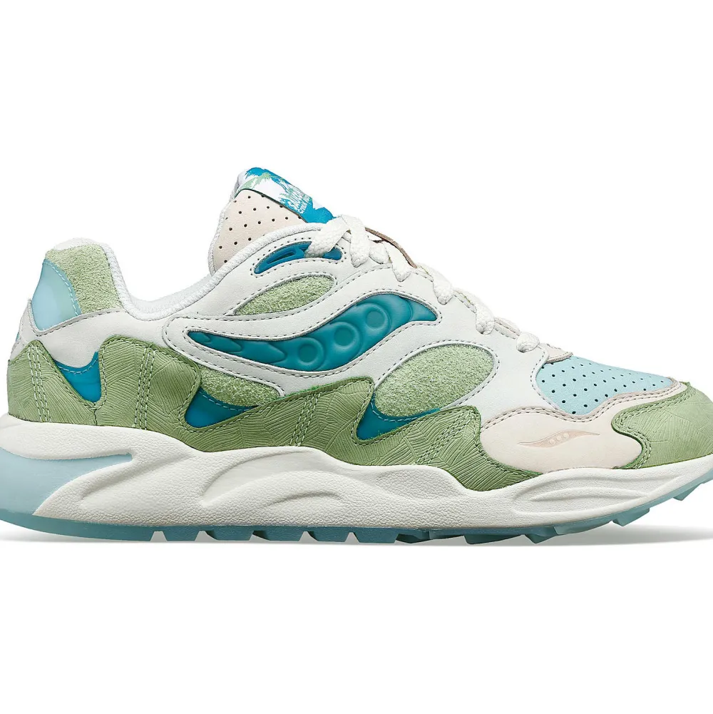 Saucony Marsh Grid Shadow 2 Green / Tan|Heren Grid