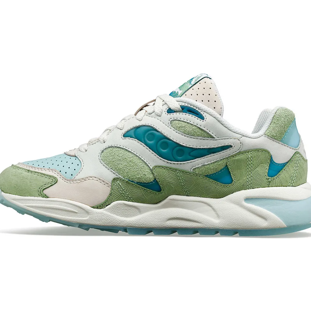 Saucony Marsh Grid Shadow 2 Green / Tan|Heren Grid