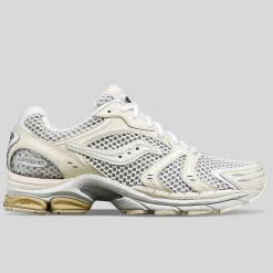 Saucony X Highsnobiety Progrid Triumph 4 Cream White|Heren Grid