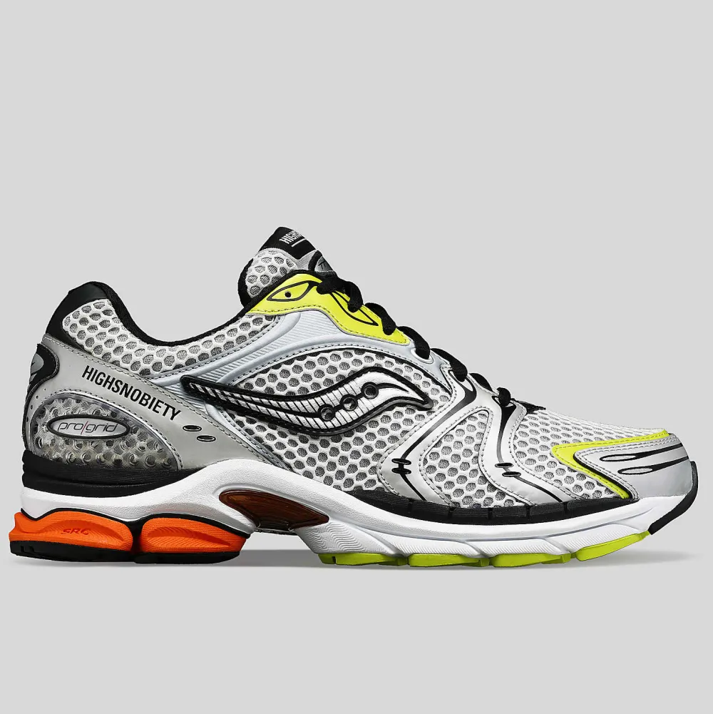 Saucony X Highsnobiety Progrid Triumph 4 Silver Multi|Heren Grid