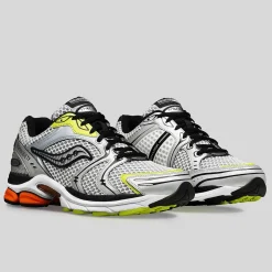 Saucony X Highsnobiety Progrid Triumph 4 Silver Multi|Heren Grid